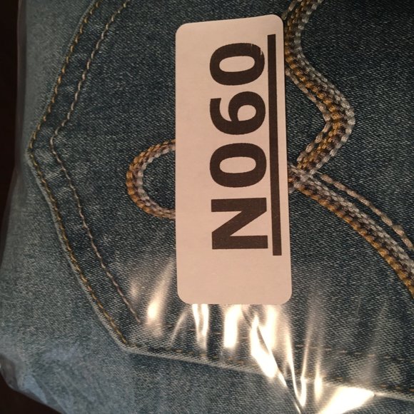 Wallflower Shorts 1 0 25 Irresistible High Rise Denim Jean Cuffed Light Wash - Picture 8 of 8